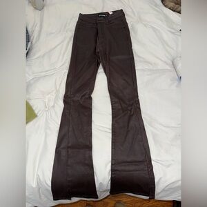 Dark Brown Flare Pants